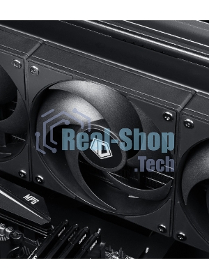 Вентилятор для корпуса ID-Cooling AS-140-K черный, 140 мм, 1800 об/мин, 24.9 дБ, 4 pin