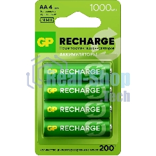Аккумулятор GP Smart Energy AA NiMH 1000mAh (4шт)