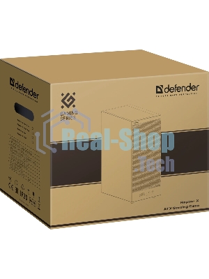 Компьютерный корпус Defender RaptorX черный, ATX, USB3.0, w/o fans