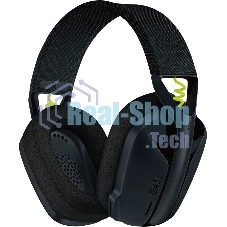Гарнитура Logitech G435 чёрный-жёлтый, беспроводная, радиоканал, до 18 ч