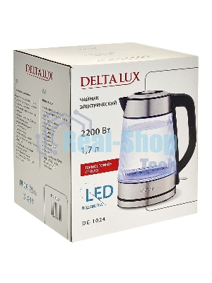 Чайник DELTA LUX DE-1024 2,2кВт, 1,7 л