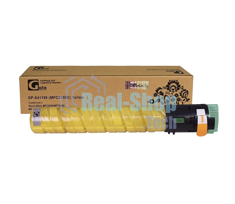Картридж GalaPrint GP-841199 (MPC2550E) желтый (5500 стр) для Ricoh Aficio MPC2030/MPC2050/MPC2530/MPC2550