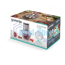 Измельчитель электрический Gorenje S450XE 1.2л. 450Вт серебристый/черный