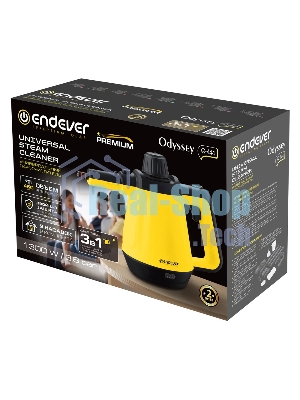 Пароочиститель ручной Endever Odyssey Q-444, желтый/черный