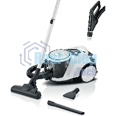 Пылесос Bosch BGS41HYG1 белый, 550 Вт, уборка сухая, пылесборник контейнер, 2.4 л