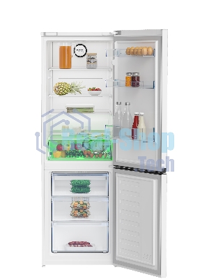 Холодильник Beko B1RCNK362W белый, двухкамерный, 220/100л, морозилка снизу, No Frost