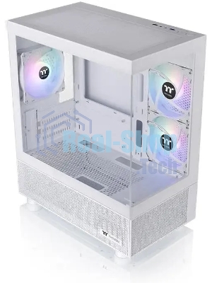 Компьютерный корпус Thermaltake View 170 TG ARGB белый без БП mATX 4x120мм 2x140мм 1x200мм 2xUSB 3.0 audio bott PSU