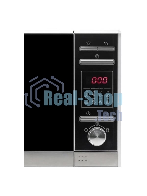 Микроволновая печь General Electronics GE DG420S атласное серебро, 20 л, 700 Вт, переключатели - сенсор, кнопки, поворотный механизм