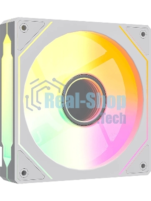 Вентилятор для корпуса Formula Floe 12WH ARPW Reverse ARGb белый, 120 мм, 1500 об/мин, 20.15 дБ, 4 pin