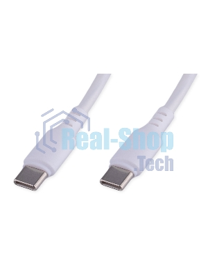 Кабель USB2.0 Cablexpert CC-USB2-CMCM-100-1.8M-W, Type-C/Type-C, 5A, 100Вт, PD/QC3.0, медь, 1.8м, белый, пакет