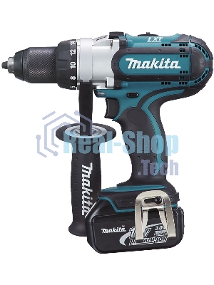 Дрель Makita DDF451RFE аккумуляторная DDF451RFE 18В,2х3Ач Li-ion,БЗП-13мм,0-300\600\1700об\м,80\40Нм,2.1кг,чем