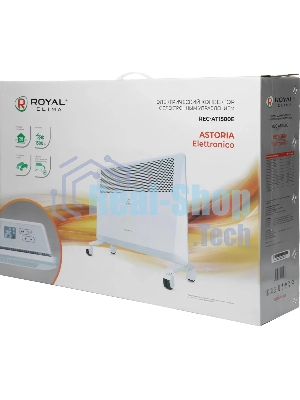 Конвектор Royal Clima Astoria Elettronico REC-AT1500E белый, 1500 Вт, 20 м2, термостат, дисплей