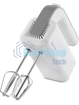 Миксер ручной Vitek VT-1420 400Вт белый/серебристый