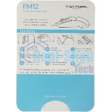 Мышь проводная A4Tech Fstyler FM12 черный, 1200 dpi, USB, кнопки - 3