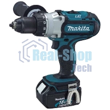 Дрель Makita DDF451RFE аккумуляторная DDF451RFE 18В,2х3Ач Li-ion,БЗП-13мм,0-300\600\1700об\м,80\40Нм,2.1кг,чем