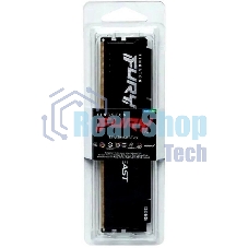 Оперативная память Kingston Fury Beast, DDR5, 16Gb (1x16Gb), 6800MHz, CL34, DIMM, с радиатором, черный