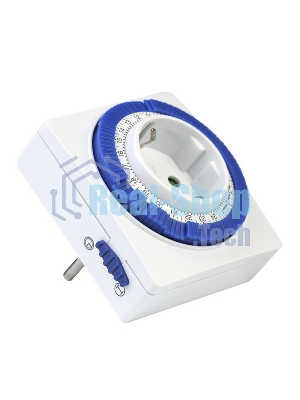 Розетка Smartbuy (SBE-STM1) таймер механический, 3600 Вт