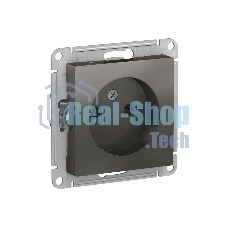 Механизм розетки 1-м СП AtlasDesign 16А IP20 без заземл. сталь SchE ATN000941