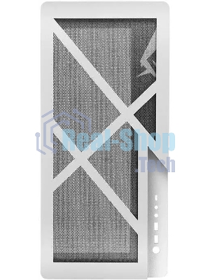 Компьютерный корпус Azza Cast белый без БП ATX 3x120мм 2x140мм 2xUSB3.0 audio bott PSU
