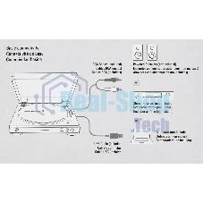 Проигрыватель винила Audio-Technica AT-LP60XUSB полностью автоматический серебристый