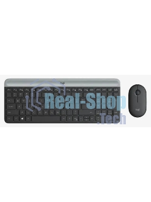 Комплект клавиатура+мышь Logitech MK470 беспроводной, USB, 1000 DPI, чёрный