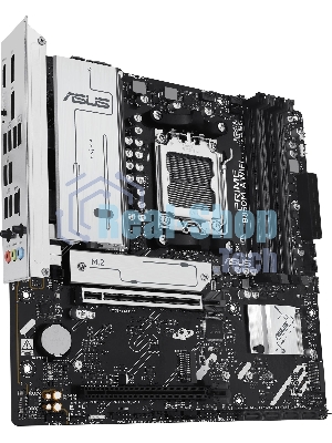 Материнская плата ASUS PRIME B850M-A WIFI, AM5, AMD B850, 4xDDR5, 4xSATA, 3xM.2, 1xPCIe 5.0 x16, 1xPCIe 4.0 x16, 1xHDMI, 2xDP, 1x2.5Gb LAN, Wi-Fi 6E, Bluetooth 5.3, 2xUSB-A 10Gbps, 2xUSB-A 5Gbps, 4xUSB-A 2.0, 3x3.5 мм, 7.1, mATX