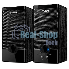 Колонки SVEN SPS-603 черный USB-порт ПК, ноутбука или адаптер 5V DC