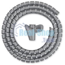 Кабельный органайзер Buro Spiral Hose 15x1500мм Silver
