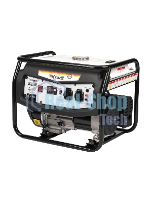 Электрогенератор бензиновый Kranz KR3300, 3.3 кВт, 94.1 дБ, 48 кг