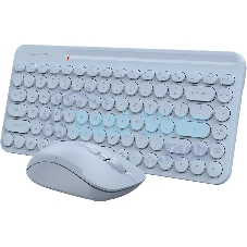 Комплект клавиатура+мышь A4Tech FStyler FG3200 Air Blue беспроводной, USB, 2000 DPI, голубой