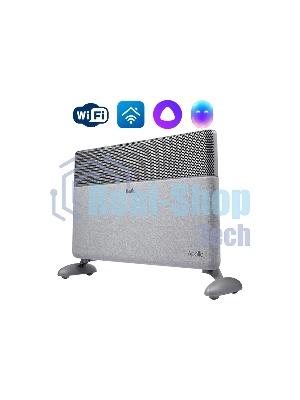 Конвектор электрический Ballu Apollo digital INVERTER Moon Gray BEC/ATI-2501 серый, 2500 Вт, 30 м2, термостат, дисплей, WiFi