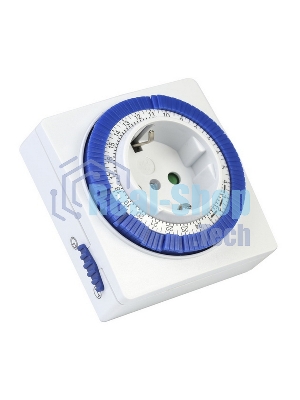 Розетка Smartbuy (SBE-STM1) таймер механический, 3600 Вт