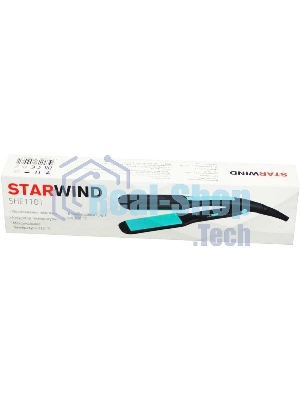 Выпрямитель для волос Starwind SHE1101 черный, 45 мм, 215 °C, 1 режим