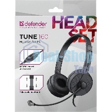 Гарнитура Defender Tune 160 чёрный, проводная