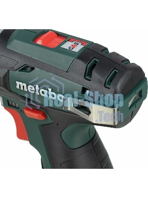Дрель-шуруповерт Metabo PowerMaxx BS 600984000, 12 В, 2 Ач, 34 Нм, щеточный