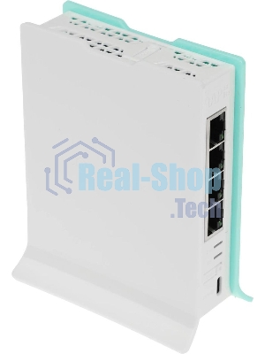 Роутер беспроводной MikroTik hAP ax lite (L41G-2AXD) AX600 10/100/1000BASE-TX голубой