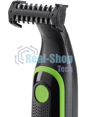 Машинка для стрижки Polaris PHC 0303RB черный/лайм 240Вт