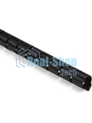 Кабельный органайзер Buro Spiral Hose 15x1500мм черный