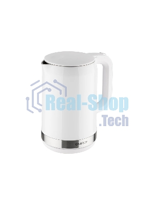Чайник электрический Energy E-218 белый, диск 1.7 л