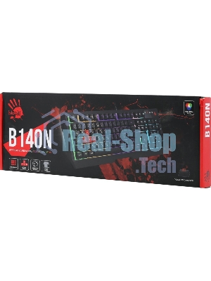 Клавиатура A4Tech Bloody B140N проводная USB черный
