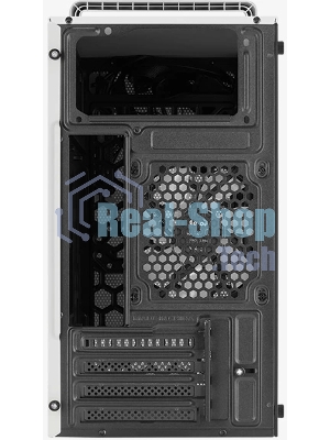 Корпус mATX AeroCool CS-109-G-WT-v1 4711099472383 белый, без БП, USB 3.0, 2*USB 2.0, HD Audio