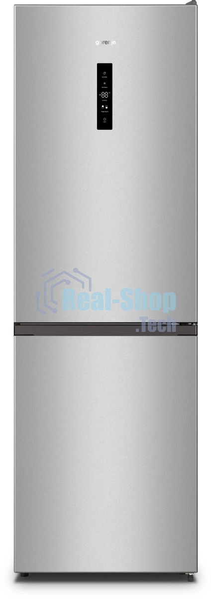 Холодильник Gorenje NRK619FAS4 серый двухкамерный 207/93л морозилка снизу, No Frost