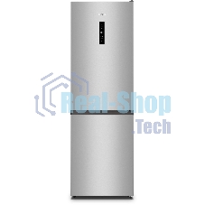 Холодильник Gorenje NRK619FAS4 серый двухкамерный 207/93л морозилка снизу, No Frost