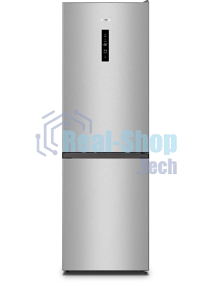 Холодильник Gorenje NRK619FAS4 серый двухкамерный 207/93л морозилка снизу, No Frost