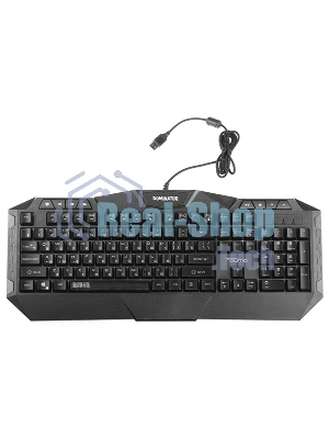 Комплект клавиатура+мышь Qumo Dominator K66/M83 проводной, USB, 3200 DPI, чёрный