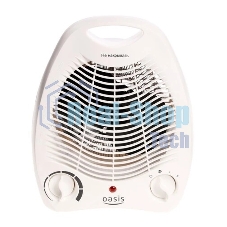 Тепловентилятор Oasis SB-20R белый, 2000 Вт, 20 м2