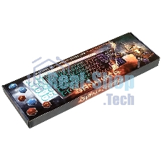 Клавиатура проводная Dialog Gan-Kata KGK-16U BLACK - игровая с RGb-подсветкой, USB, черная