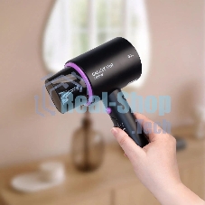 Фен Galaxy Line GL 4346 черный, 1400 Вт, компактный