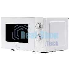 Микроволновая печь General Electronics GE MS120W белая, 20 л, 700 Вт, переключатели — поворотный механизм