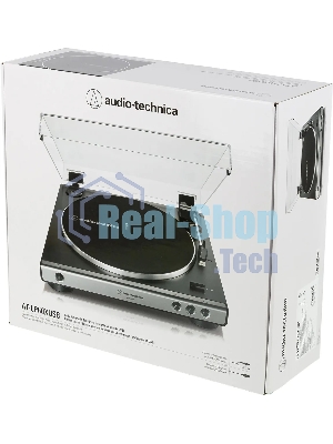 Проигрыватель винила Audio-Technica AT-LP60XUSB полностью автоматический серебристый